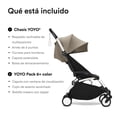thumbnail image 3 of Carriola Stokke YOYO3 Blanco Taupe Compacta y Ligera para Bebés desde 6 Meses, 3 of 7