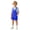 Q72-Blue, variant on Kids Overalls Shorts Boys Twill Shortalls Solid Color Sleeveless Jumpsuit Shorts Summer Bib Overall Shorts With Pockets School Play Wear 4-5 Years