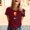 Watermelon Red, variant on MAIHAN Womens Short Sleeve Shirts Casual Summer Funny Printed Graphic Loose Tees Cute T Shirts Tops Funny Tshirts Shirts for Women
