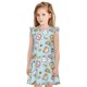 thumbnail image 1 of Balery Rabbit Burger Coffee Camisón de princesa para niñas, pijama de algodón con mangas abullonadas, suave y bonito.-Small, 1 of 6