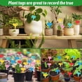 thumbnail image 5 of HOMEIORA Plant Labels Tags 100Pcs T-Type Plant Markers Plastic Plant Label Tags for Outdoor Garden Waterproof Plant Label Identification Stakes with Permanent Marking Pen (Red), 5 of 6