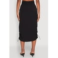 thumbnail image 5 of Womens Toggle Drawstring Nylon Cargo Skirt, 5 of 5