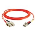 thumbnail image 1 of C2G 62,5 Multimode SC multi-mode Duplex Cable (M) 125 OM1 62.5/ 1M LC-SC Fibre - Orange - 3ft - Câble de Raccordement - LC Multi-Mo à (M) - 1 M - Fibre Optique - Duplex - / 125 Microns - OM1, 1 of 3