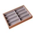 thumbnail image 4 of Estuche para gafas con 8 ranuras para evitar arañazos Sin tapa de palisandro, 4 of 8