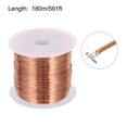 thumbnail image 2 of 0.27mm Magnet Wire 591ft Enameled Copper Wire Enameled Magnet Winding Wire Coil 100g 155C for Transformers Inductor, 2 of 6