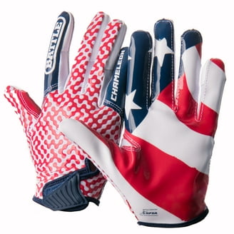 Nike Superbad 6.0 Football Gloves Red White Small - Walmart.com