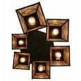 thumbnail image 3 of Meyda Tiffany 146196 Craftsman 6 Light 27" Wide Multi Light Pendant - MultiColor, 3 of 7