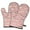 Pink Halloween Ghosts, variant on Cute Oven Mitts,Pink Halloween Ghosts Oven Mitt 2-Pack Set,Kitchen Gloves for Oven,Heat Resistant Oven Mitts 7.7"x12"