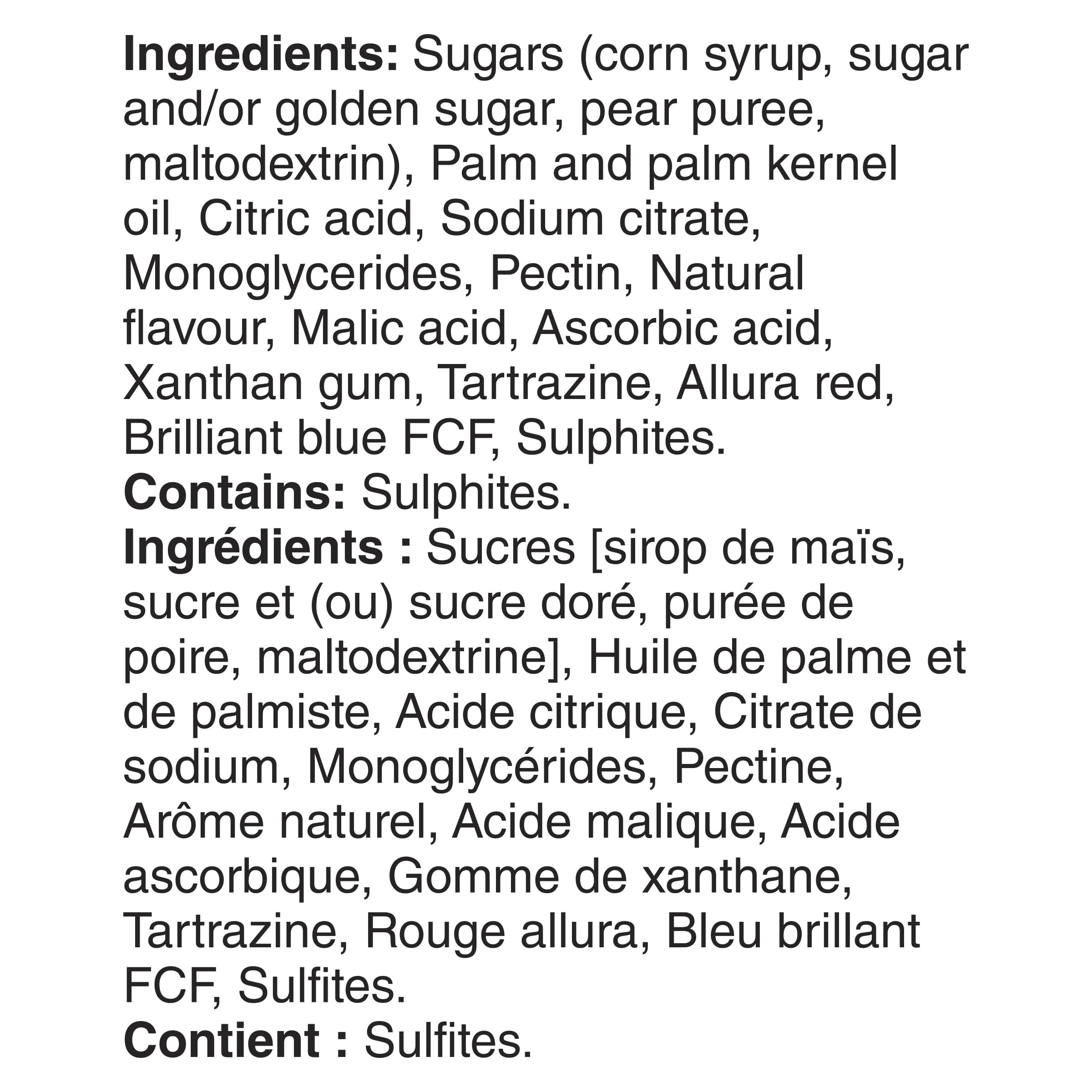 Betty Crocker Roulés aux fruitsMC Saveurs variées - À saveur de Jolly Rancher Pomme verte Melon d'eau