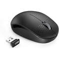 thumbnail image 2 of Quiet 2.4 Ghz Wireless Mouse With Nano Usb Receiver, 1600 Dpi Optical Sensor, For Pc, Laptop, Etc., Black, 2 of 7