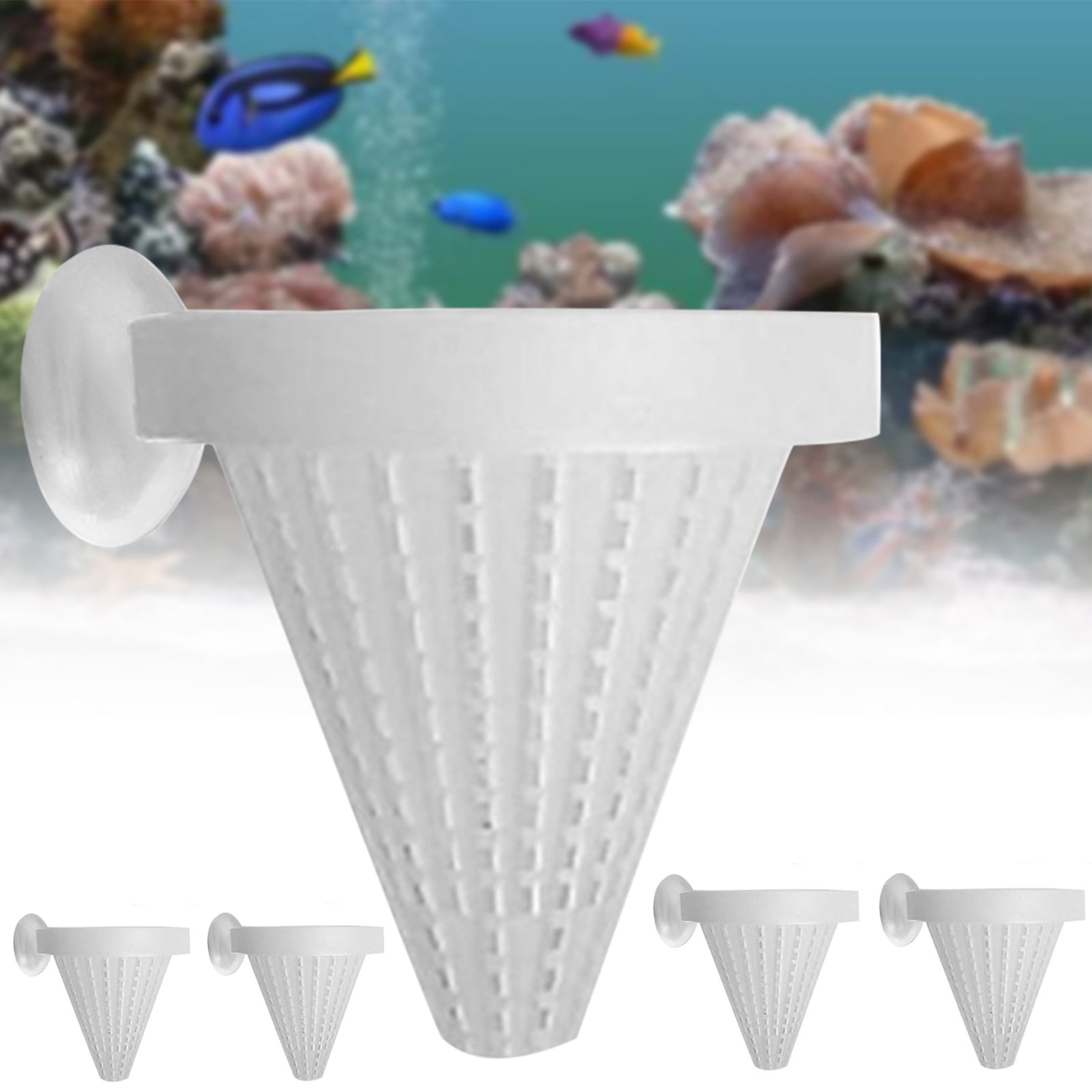 cone feeder for fish