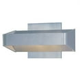thumbnail image 2 of ET2 Alumilux Al Satin Aluminum Transitional Wall Sconce w/ 2 LED Light - E41304-SA, 2 of 2