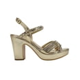 thumbnail image 2 of SANDALIA DE VESTIR LEON MUJER ORO SINTETICO 333318, 2 of 4