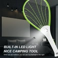 thumbnail image 4 of OUSITAID Bug Zapper Racket Fly Killer Rechargeable Electric Fly Swatter Racket with 3500V Powerful Grid Pest Insects Control Flying Bugs Trap Mosquito Killer for Indoor Outdoor, 4 of 7