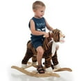 thumbnail image 2 of Happy Trails Plush Rocking Animal, Tiger, 2 of 2