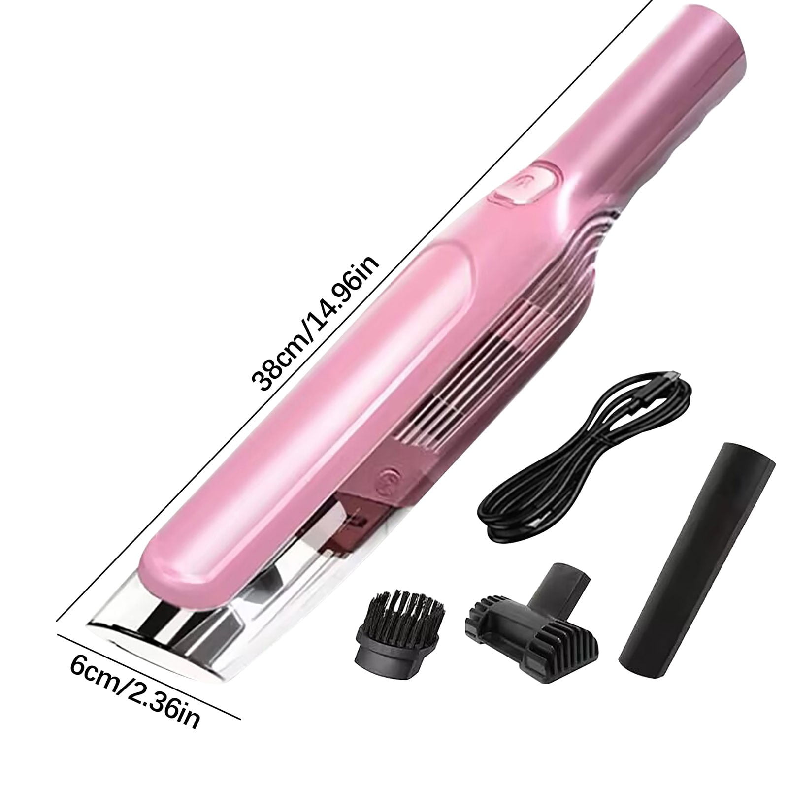 Car Vacuum Cleaner - 2.3 x 14.9in 4-in-1 Portable Handheld, 4000Pa Wet/Dry, Mini Cordless for Car Cleaning()