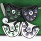 thumbnail image 5 of Golf USD Dollars Mallet Putter Cover Headcover Club Accesorios con blanco grueso Blanco Sharpla Cubierta de cabeza de mazo de golf, 5 of 8