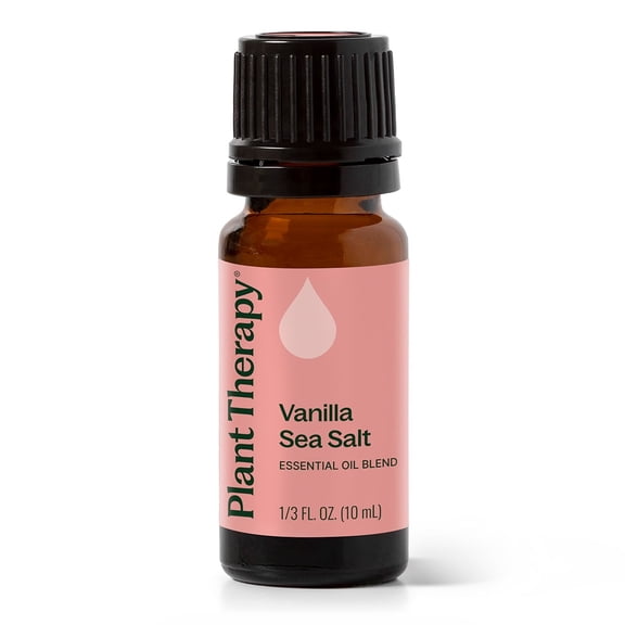 Plant Therapy Vanilla Sea Salt Essential Oil Blend 10 mL (1/3 oz) 100% Pure, Undiluted, Natural Aromatherapy