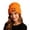 Yellow, variant on Jamicy Women's Beanies Hats Fashion Embroidered Pumpkin Knitted Beanie Hat Winter Thick Warm Soft Cute Hat for Winter Fall