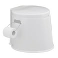 thumbnail image 3 of Portable Travel Toilet Compact Potty Bucket Seats w / Waste Tank Lightweight Outdoor Indoor Toilet For Camping and Hiking Boating, Caravan, Campsite, Hospital,About 15 inch Height, 3 of 5