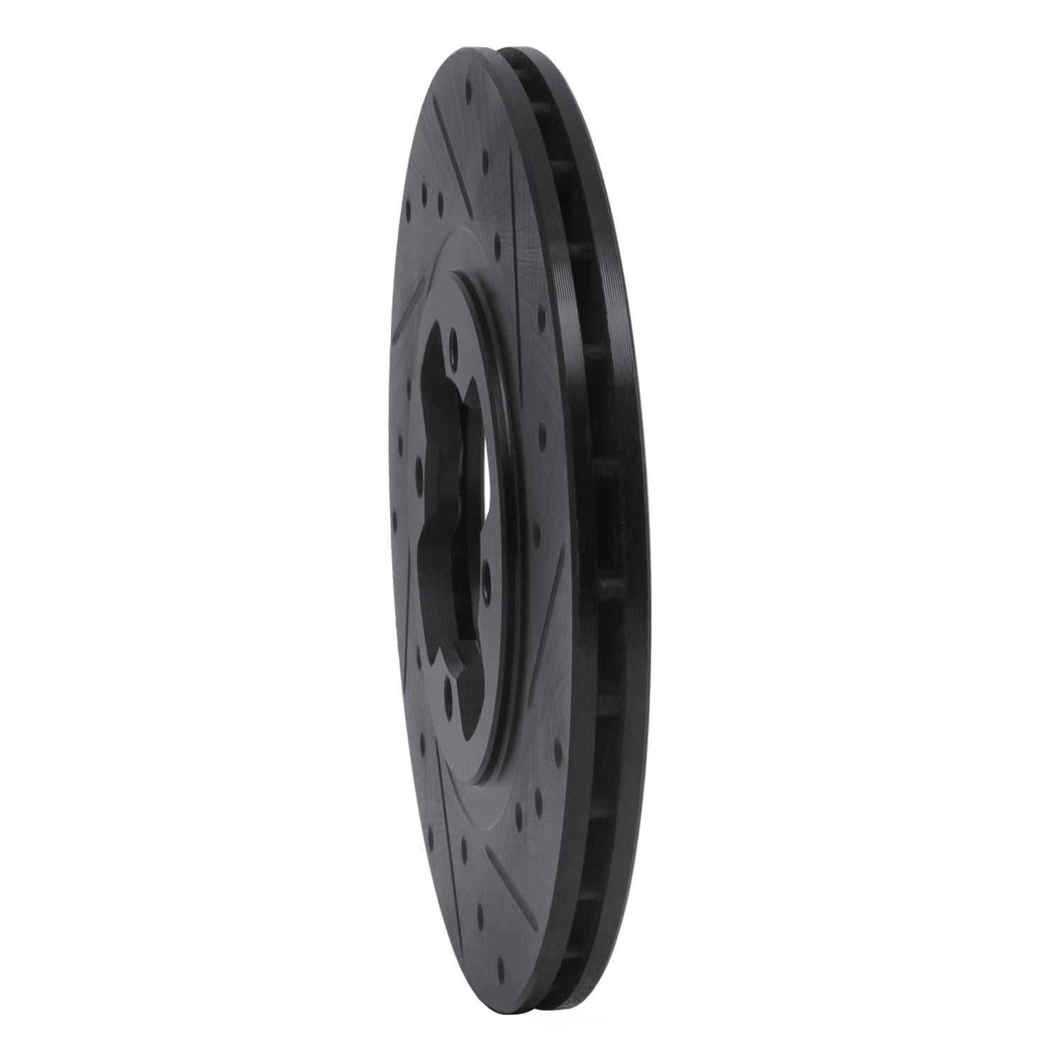 Dynamic Friction Company 633-67008R DFC Brake Rotor - Drilled And Slotted - Black