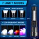 thumbnail image 3 of Linterna LED recargable Queena 990.000 lúmenes IPX6, paquete de 2, 3 of 8