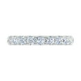 thumbnail image 3 of 1 Carat Diamond Wedding Band Ring in 14K White Gold (Ring Size 8.75), 3 of 5