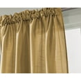 thumbnail image 3 of Nikki Faux Silk Rod Pocket Curtain Panel, 3 of 3