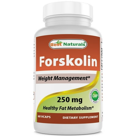 Best Naturals, Forskolin 250 mg 60 Capsules - Weight Loss (Best Weight Loss Shake Program)