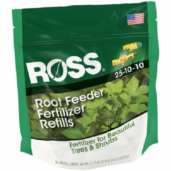 Ross 14666 36 Pack Tree & Shrub Root Feeder Refill - Quantity of 4