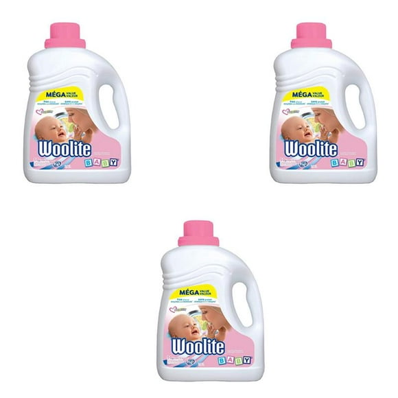 Woolite Baby Hypoallergenic Laundry Detergent Mega Value Pack (Pack of 3)