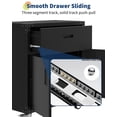 thumbnail image 4 of Gaderth Tool Cabinet,Tool Cabinets On Wheels, Rolling Tool Cabinet With Adjustable Shelve, Metal Locking Garage Storage Cabinet With 4 Drawer And 2 Door For Tools, 4 of 7