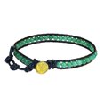 thumbnail image 2 of Bohemian Aum Round Green Aventurine Unisex Beaded Bracelet, 2 of 4