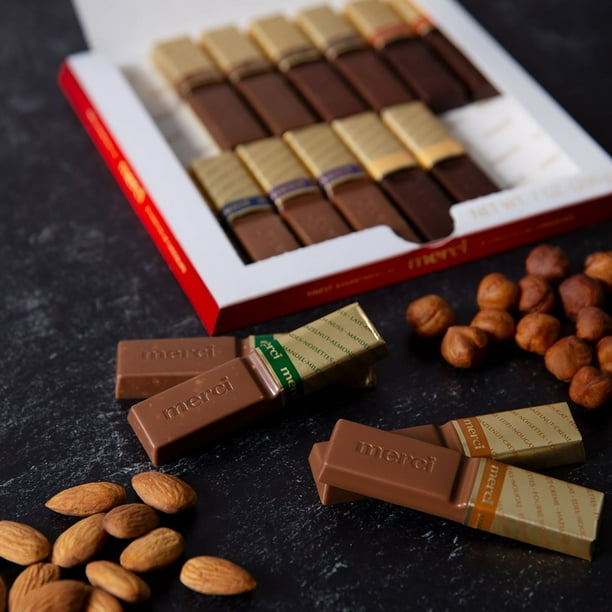 Merci Finest Assortment of European Chocolates, Candy Gift Box