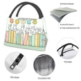 thumbnail image 4 of Easygdp Books Bolsa de Almuerzo Insulada Reutilizable, Bolsa de Mano y Bandolera para Oficina, Trabajo, Viajes, 4 of 6