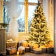 thumbnail image 3 of JMEXSUSS Luces navideñas blancas cálidas para interiores, 33 pies, 100 luces LED de cadena navideña para interiores y exteriores, cable transparente impermeable, 8 modos de luces centelleantes de hada, 3 of 3