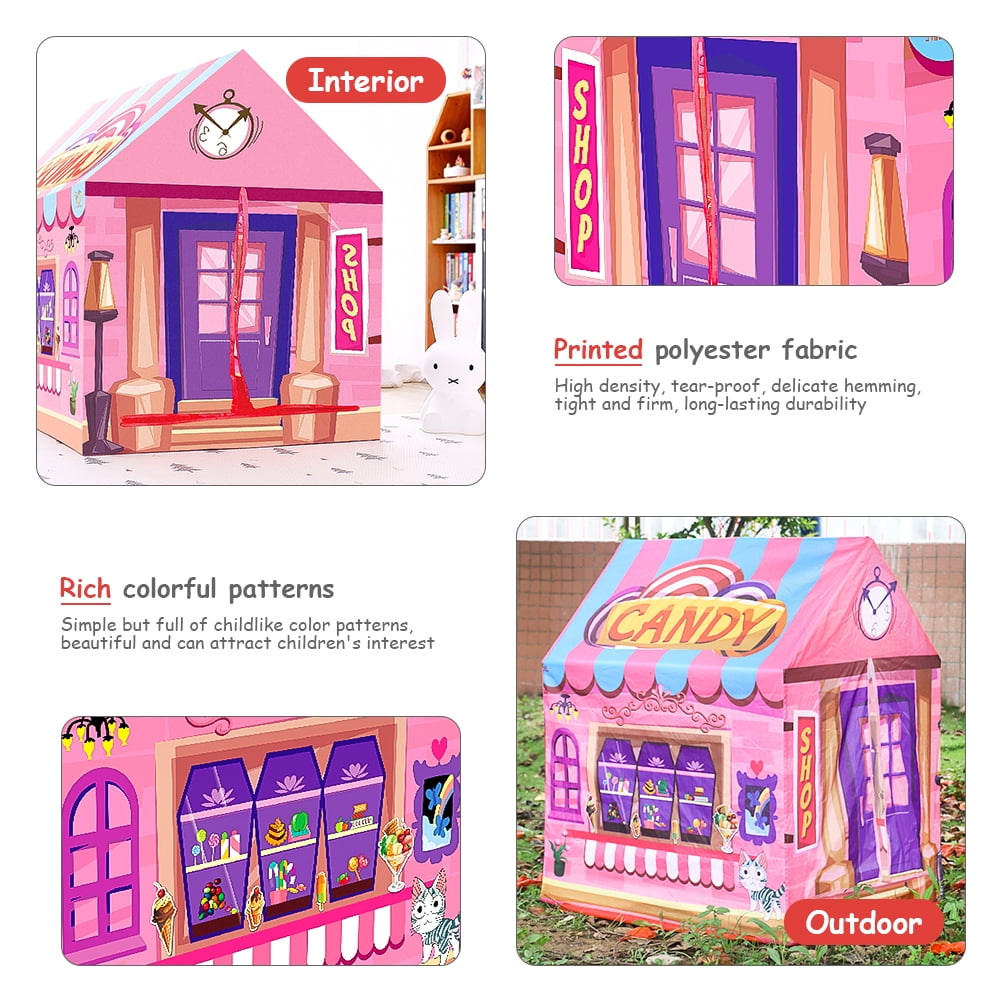 Kepooman Play Tent for Kids, Indoor Playhouse Tents with Lifelike House Design, Birthday and Christmas Toy Gift for 3, 4, 5 and 6 Year Old Children Kepooman Play Tent for Kids, Indoor Playhouse Tents with Lifelike House Design, Birthday and Christmas Toy Gift for 3, 4, 5 and 6 Year Old Children