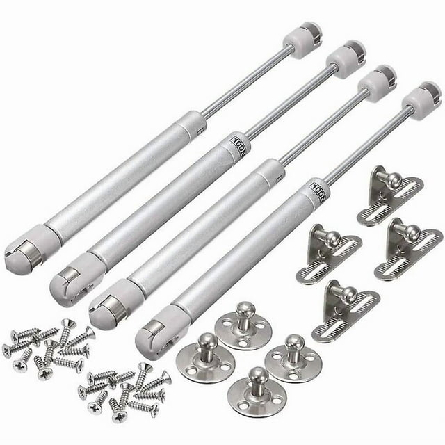 Gas Strut,4PCS 100N Hydraulic Cabinet Struts Spring Gas Shock Absorbers Pneumatic Arm for Cabinet Door Lift Kitchen Furniture Hinge Damper