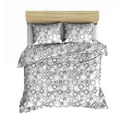 100% Turkish Cotton Abstract Queen Duvet Cover Set