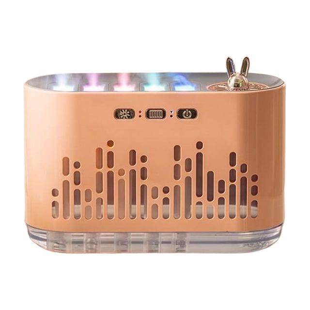 Bearachild Difusor de medusas ABS de 700 ml con sensor de sonido para una experiencia inmersiva y con musical. Electrodomésticos naranja