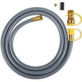 thumbnail image 1 of Real Flame Kit de Conversion de Gaz Naturel en Métal en Gris, 1 of 8