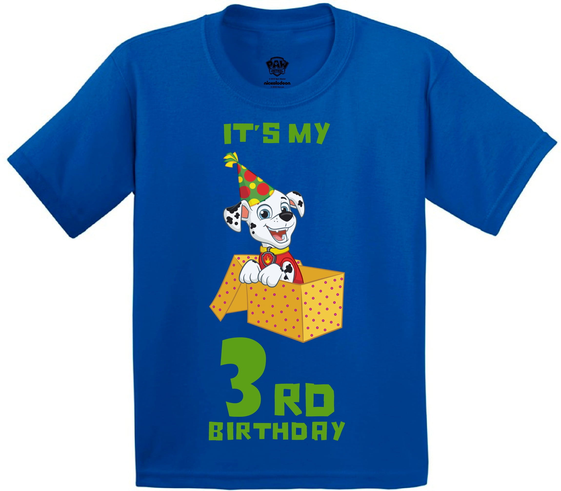 Paw Patrol Birthday Shirt for 3 Years 