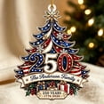 thumbnail image 4 of 250th Anniversary Christmas Ornament,Patriotic 2D Acrylic Keepsake for Christmas Tree,Car,Home Wall Commemorative Holiday Decoration(G), 4 of 6