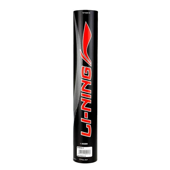Li-Ning SG-Gold Goose Feather Shuttlecock Speed - 78 | White , Pack Of 12 , Natural cork base