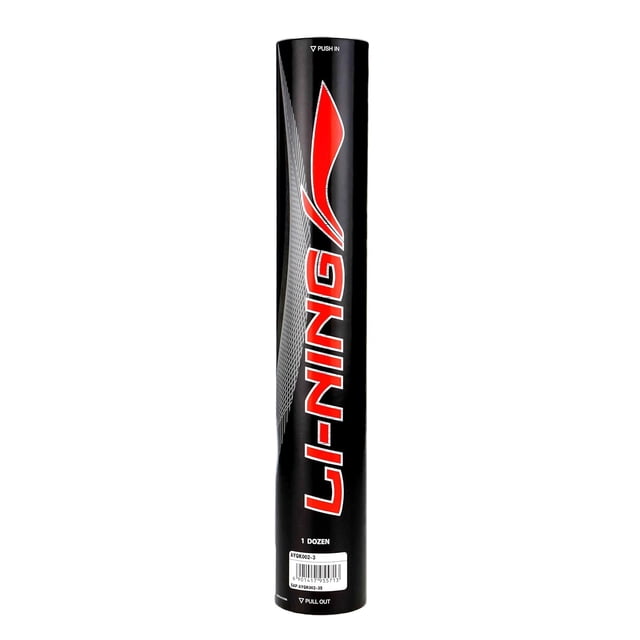 Li-Ning SG-Gold Goose Feather Shuttlecock Speed - 78 | White , Pack Of 12 , Natural cork base