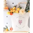 thumbnail image 3 of Catch Me By the Sea Cotton Canvas Tote Bag, 3 of 4