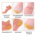thumbnail image 3 of Calcetines deportivos para mujer, 6 pares de calcetines, calcetines deportivos de algodón, calcetines cortos transpirables, calcetines acolchados para correr para mujer, 3 of 4