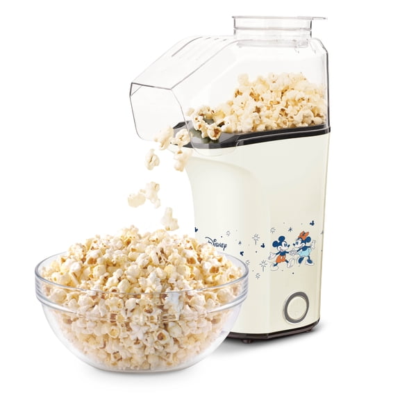Disney | Dash 4qt Mickey and Minnie Fresh Pop Hot Air Popcorn Maker with Butter Melting Tray, 16 Cups
