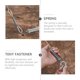 thumbnail image 5 of 4 tensores de cuerda resistentes al desgaste, hebillas de resorte para carpas, tensores de cuerda de acero inoxidable, 5 of 6
