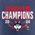 thumbnail image 4 of Men's Fanatics Branded  Heather Navy UConn Huskies 2024 NCAA Men's Basketball National Champions T-Shirt, 4 of 4